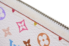 Load image into Gallery viewer, LOUIS VUITTON ルイヴィトン モノグラム マルチカラー ジッピー コインパース M93741 キャンバス ホワイト 美品 中古 48635
