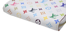 Load image into Gallery viewer, LOUIS VUITTON ルイヴィトン モノグラム マルチカラー ジッピー コインパース M93741 キャンバス ホワイト 美品 中古 48635