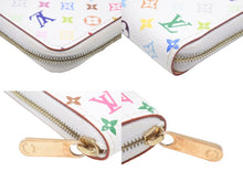 Load image into Gallery viewer, LOUIS VUITTON ルイヴィトン モノグラム マルチカラー ジッピー コインパース M93741 キャンバス ホワイト 美品 中古 48635