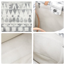 Load image into Gallery viewer, CHANEL シャネル バッグ アイコンショッピングバッグ ハンドバッグ グレー 24番台 ココパフューム キャンバス レザー 中古 44333