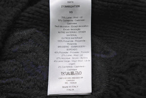 Christian Dior クリスチャンディオール 22AW サカイローズモチーフニット 213M652AT336 ブラック サイズXS 美品 中古 44340