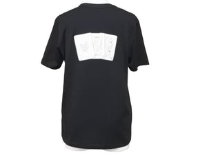 DIOR HOMME KENNY SCHARF ディオールオム Tシャツ トランプ 143J697A0677 コットン ブラック ホワイト グレー XXS 美品 中古 44342