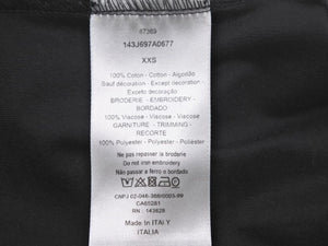 DIOR HOMME KENNY SCHARF ディオールオム Tシャツ トランプ 143J697A0677 コットン ブラック ホワイト グレー XXS 美品 中古 44342