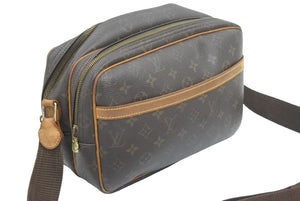LOUIS VUITTON ルイヴィトン リポーターPM ショルダーバッグ モノグラム M45254 ゴールド金具 中古 44363