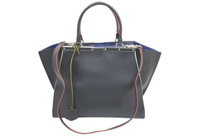 FENDI フェンディ 2WAYバッグ ハンドバッグ ショルダーバッグ トロワジュール 8BH279 ブラック ピンク ホワイト 良品 中古 44387