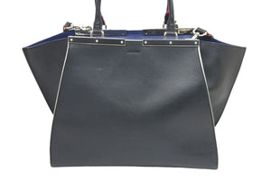 FENDI フェンディ 2WAYバッグ ハンドバッグ ショルダーバッグ トロワジュール 8BH279 ブラック ピンク ホワイト 良品 中古 44387