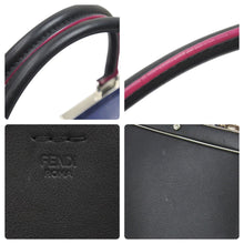画像をギャラリービューアに読み込む, FENDI フェンディ 2WAYバッグ ハンドバッグ ショルダーバッグ トロワジュール 8BH279 ブラック ピンク ホワイト 良品 中古 44387