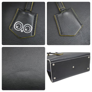 FENDI フェンディ 2WAYバッグ ハンドバッグ ショルダーバッグ トロワジュール 8BH279 ブラック ピンク ホワイト 良品 中古 44387