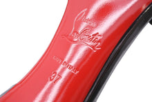 画像をギャラリービューアに読み込む, ChristianLouboutin クリスチャンルブタン 21SS Double L ストラスパンプス スワロフスキー VERSIONGUNMETAL 37 美品 中古 44390
