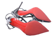 画像をギャラリービューアに読み込む, ChristianLouboutin クリスチャンルブタン 21SS Double L ストラスパンプス スワロフスキー VERSIONGUNMETAL 37 美品 中古 44390