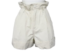 Load image into Gallery viewer, Moncler モンクレール ペーパーバッグウエストショートパンツ PANTALONE 2020AW ポリエステル アイボリー サイズ38 美品 中古 44398