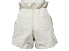 Load image into Gallery viewer, Moncler モンクレール ペーパーバッグウエストショートパンツ PANTALONE 2020AW ポリエステル アイボリー サイズ38 美品 中古 44398