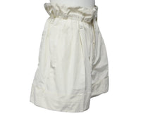 Load image into Gallery viewer, Moncler モンクレール ペーパーバッグウエストショートパンツ PANTALONE 2020AW ポリエステル アイボリー サイズ38 美品 中古 44398