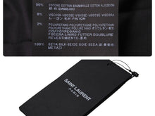 画像をギャラリービューアに読み込む, SAINT LAURENT PARIS サンローランパリ フェイクレザージャケット コットン レーヨン ポリウレタン ブラック 36 美品 中古 44407