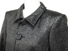 画像をギャラリービューアに読み込む, SAINT LAURENT PARIS サンローランパリ フェイクレザージャケット コットン レーヨン ポリウレタン ブラック 36 美品 中古 44407