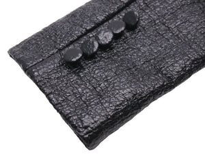 SAINT LAURENT PARIS サンローランパリ フェイクレザージャケット コットン レーヨン ポリウレタン ブラック 36 美品 中古 44407