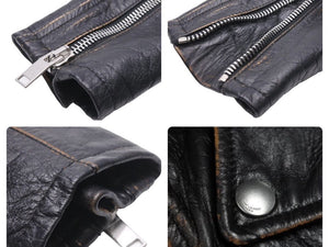Saint Laurent サンローラン ライダースジャケット MOTORCYCLE JACKET 猫とカクテル 483165 牛革 サイズ34 美品 中古 44408