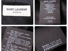 画像をギャラリービューアに読み込む, Saint Laurent サンローラン ライダースジャケット MOTORCYCLE JACKET 猫とカクテル 483165 牛革 サイズ34 美品 中古 44408