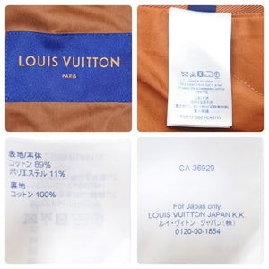 LOUIS VUITON ルイヴィトン 2021AW サイズ 52 HLA61WG98 フーデット ジャケット オレンジ ブラウン 美品 中古 44409
