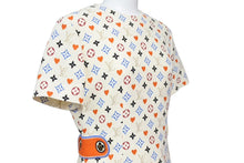画像をギャラリービューアに読み込む, 極美品 Louis Vuitton ルイヴィトン ゲームオンワンピース RW211A ZXS FKDR50 ウール シルク マルチカラー サイズ36 中古 44414
