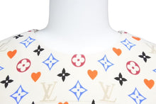 画像をギャラリービューアに読み込む, 極美品 Louis Vuitton ルイヴィトン ゲームオンワンピース RW211A ZXS FKDR50 ウール シルク マルチカラー サイズ36 中古 44414