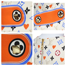 画像をギャラリービューアに読み込む, 極美品 Louis Vuitton ルイヴィトン ゲームオンワンピース RW211A ZXS FKDR50 ウール シルク マルチカラー サイズ36 中古 44414