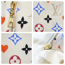 画像をギャラリービューアに読み込む, 極美品 Louis Vuitton ルイヴィトン ゲームオンワンピース RW211A ZXS FKDR50 ウール シルク マルチカラー サイズ36 中古 44414