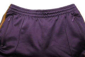 Needles ニードルス TRACK PANT トラックパンツ Narrow ナロー BG213 ポリエステル パープル サイズM 美品 中古 44429