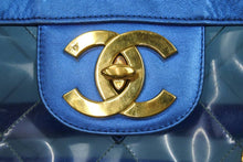 画像をギャラリービューアに読み込む, CHANEL シャネル マトラッセ チェーンショルダーバッグ ヴィンテージ 3401557 ビニール ラム クリア ブルー 美品 中古 44492