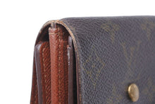 Load image into Gallery viewer, LOUIS VUITTON ルイ ヴィトン ポルトフォイユ エリーズ 二つ折り財布 M61654 モノグラム ブラウン ゴールド金具 良品 中古 44517