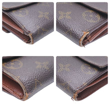 Load image into Gallery viewer, LOUIS VUITTON ルイ ヴィトン ポルトフォイユ エリーズ 二つ折り財布 M61654 モノグラム ブラウン ゴールド金具 良品 中古 44517