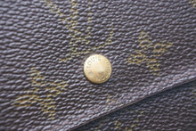Load image into Gallery viewer, LOUIS VUITTON ルイ ヴィトン ポルトフォイユ エリーズ 二つ折り財布 M61654 モノグラム ブラウン ゴールド金具 良品 中古 44517
