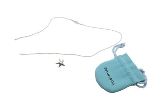 TIFFANY&Co. ティファニー スター フィッシュ ネックレス シルバー 925 アクセサリー ジュエリー 2.9g 小物 中古 44518