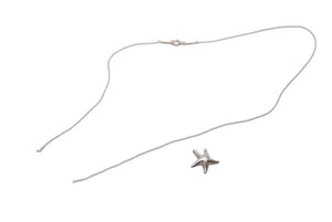 TIFFANY&Co. ティファニー スター フィッシュ ネックレス シルバー 925 アクセサリー ジュエリー 2.9g 小物 中古 44518