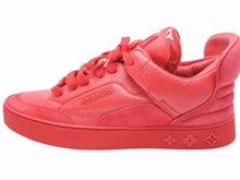 Load image into Gallery viewer, 未使用 最小サイズ LOUIS VUITTON × KANYE WEST ルイヴィトン × カニエウエストドンズ スニーカー 靴 レッド サイズ5 24.5 中古 44576