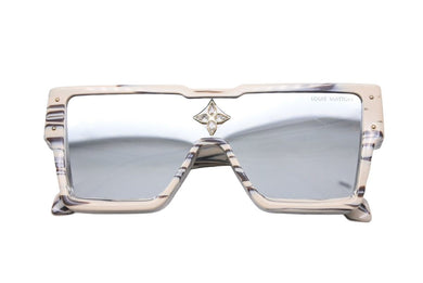 LOUIS VUITTON ルイヴィトン 21SS サングラス LV サイクロン サングラス マーブル Z1643E VINDI 美品 中古 44601