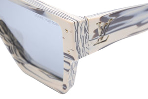 LOUIS VUITTON ルイヴィトン 21SS サングラス LV サイクロン サングラス マーブル Z1643E VINDI 美品 中古 44601
