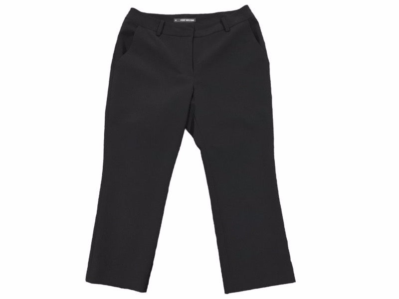 極美品 FOXEY NEW YORK フォクシー ニューヨーク スラックス パンツ ブラック 25654 NSWFA204T サイズ38 中古 44614