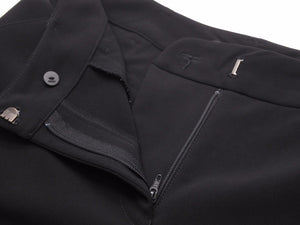 極美品 FOXEY NEW YORK フォクシー ニューヨーク スラックス パンツ ブラック 25654 NSWFA204T サイズ38 中古 44614