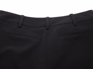 極美品 FOXEY NEW YORK フォクシー ニューヨーク スラックス パンツ ブラック 25654 NSWFA204T サイズ38 中古 44614