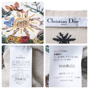 Christian Dior クリスチャンディオール ニット 924S26WB022 ベージュ カシミア サイズ 36 美品 中古 44615