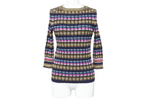 Load image into Gallery viewer, CHANEL シャネル ニット トップス 31 RUE CAMBON ボタン P59263K07768 アルパカ ウール マルチカラー サイズ34 美品 中古 44616