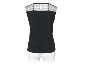 FOXEY BOUTIQUE フォクシー Tシャツ カットソー 36960 tops SP品 ノースリーブ 38 エレガントレース 中古 44632