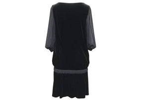 VELOUR NOIR by FOXEY NEWYORK ベロアノワールバイフォクシーニューヨーク ワンピース ブラック サイズ38 美品 中古 44637