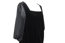 Load image into Gallery viewer, VELOUR NOIR by FOXEY NEWYORK ベロアノワールバイフォクシーニューヨーク ワンピース ブラック サイズ38 美品 中古 44637