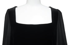Load image into Gallery viewer, VELOUR NOIR by FOXEY NEWYORK ベロアノワールバイフォクシーニューヨーク ワンピース ブラック サイズ38 美品 中古 44637