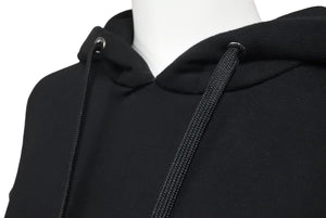Alexander McQueen アレキサンダーマックイーン グラフィティ パーカー スウェットシャツ ブラック ホワイト 38 美品 中古 44655