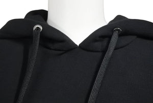 Alexander McQueen アレキサンダーマックイーン グラフィティ パーカー スウェットシャツ ブラック ホワイト 38 美品 中古 44655