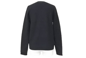 foxey フォクシー ニット セーター トップス サイドジップ 33768-KSTFY08MY ウール カシミヤ ブラック サイズ38 美品 中古 44642