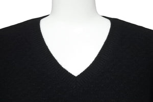 foxey フォクシー ニット セーター トップス サイドジップ 33768-KSTFY08MY ウール カシミヤ ブラック サイズ38 美品 中古 44642